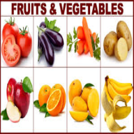 Fruits and Vegetables for Kids: Picture and Sounds