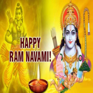 Happy Ram Navami: Greetings, Photo Frames, SMS,GIF logo