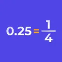 Decimal to Fraction Calculator logo