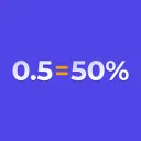 Decimal to Percent Calculator logo